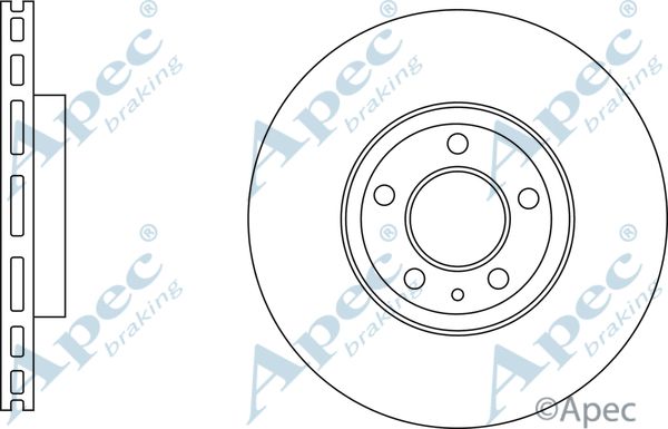 APEC BRAKING stabdžių diskas DSK3119